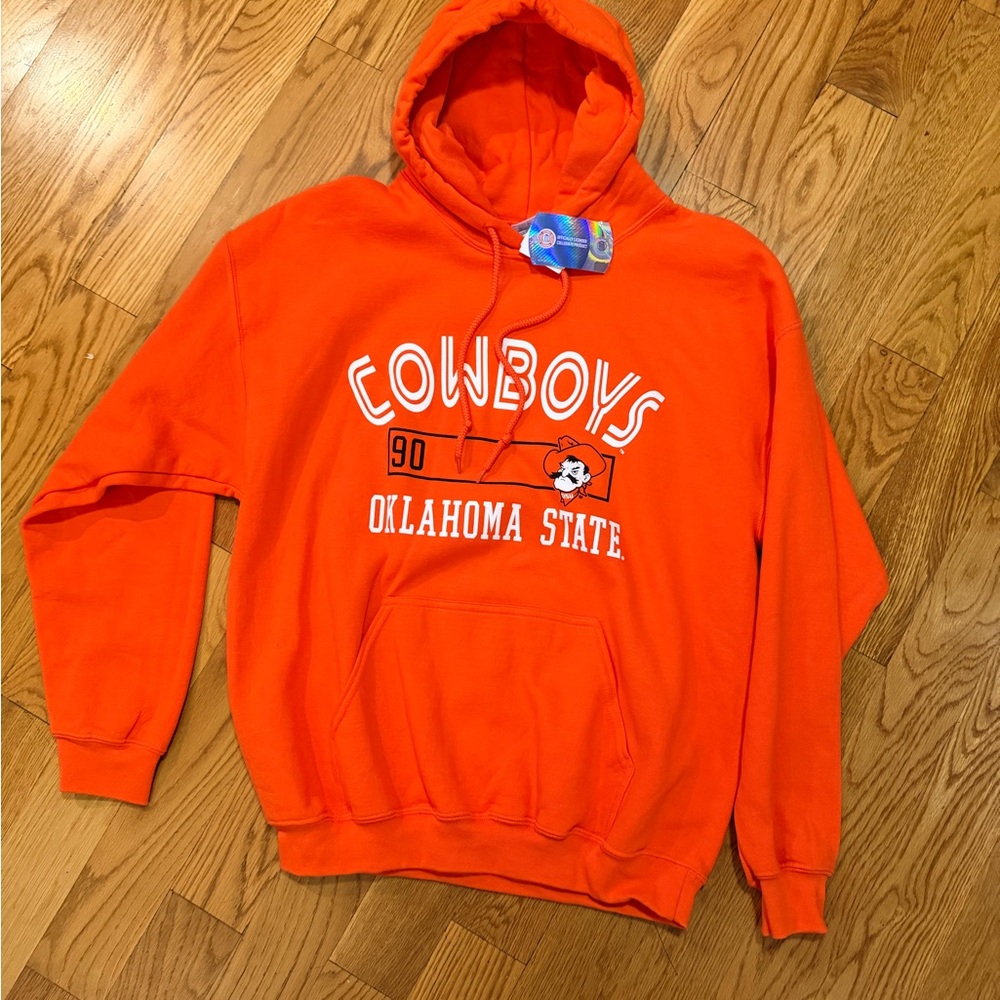 Oklahoma State Cowboys Orange Hoodie Men’s Large